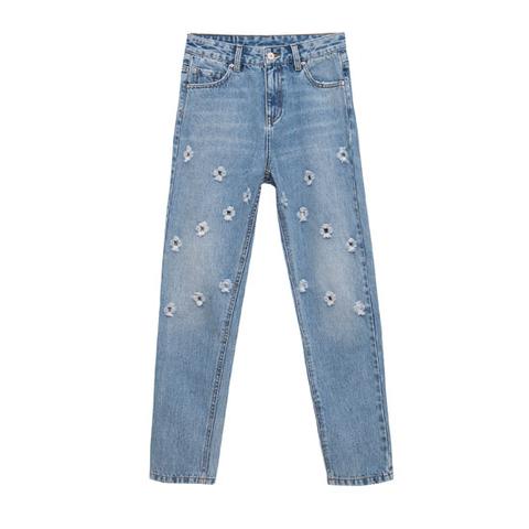 Jeans Mom Fit Rotos