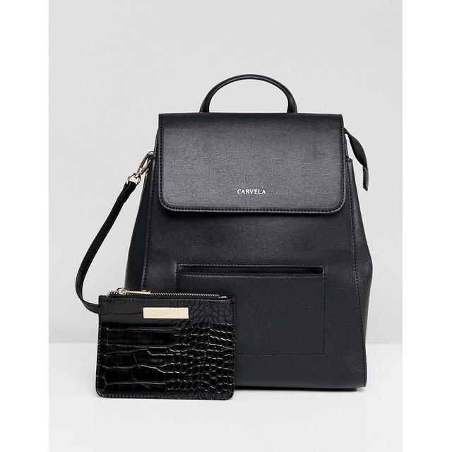 carvela black backpack