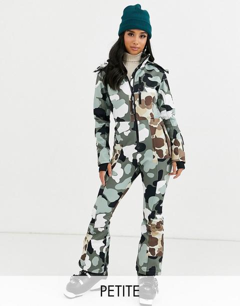 Asos 4505 Petite Ski Fitted Ski Suit In Camo-multi from ASOS on 21 Buttons