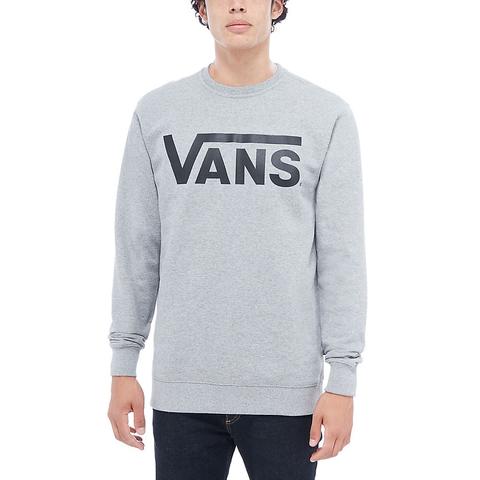 Vans Felpa Girocollo Classic (concrete Heather/black) Uomo Grigio