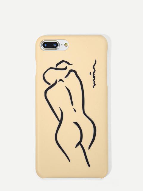 Funda De Iphone Con Estampado De Figura