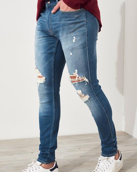 advanced stretch skinny jeans hollister