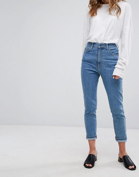 Dr Denim - Nora - Mom Jeans - Blu