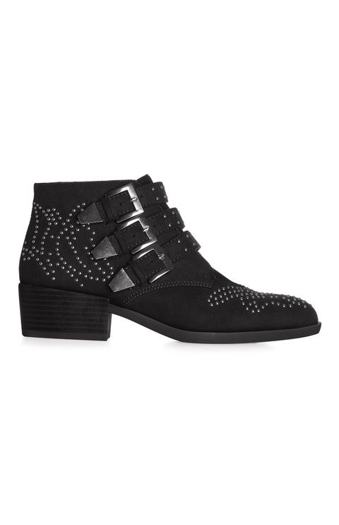 Black Stud Boot