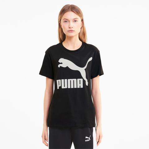 Camiseta Para Mujer Classics Logo, Negro, Talla Xs | Puma Mujeres