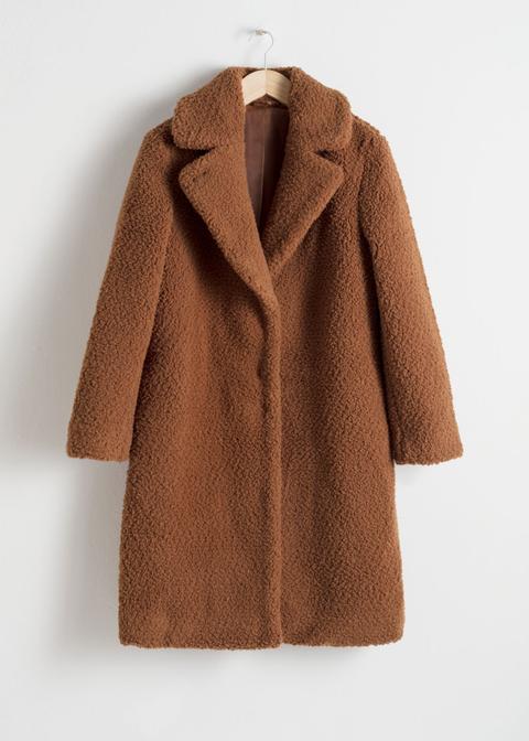 Faux Shearling Teddy Coat