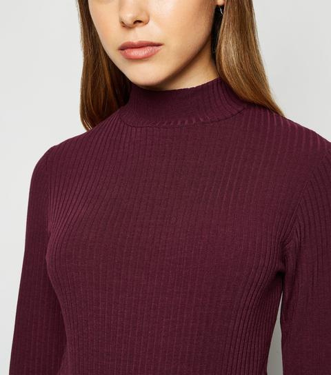 burgundy long sleeve