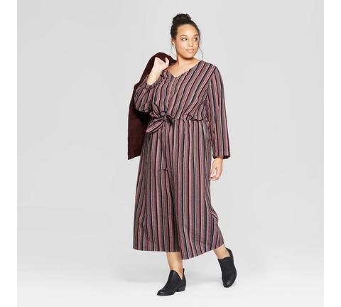 universal thread striped jumpsuit