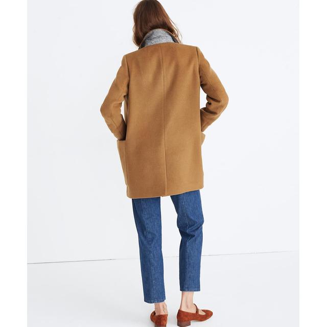 hollis double breasted coat madewell