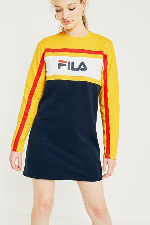 Fila Belle Colour Blocked T Shirt Dress From Urban Outfitters On 21