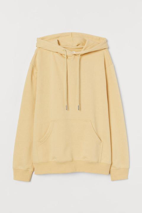 Sudadera Con Capucha - Amarillo