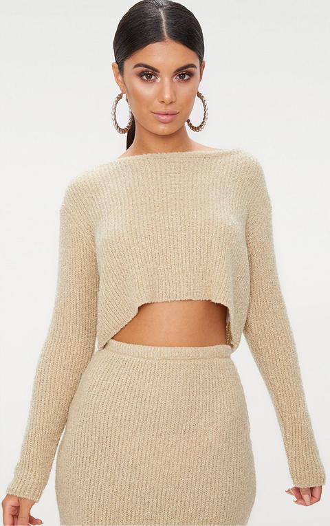 Stone Boucle Knit Jumper