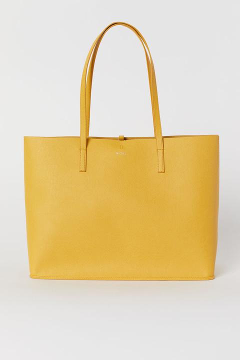 H & M - Shopper - Giallo