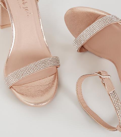 Audrey Rose Gold Heels — Shoes by Alexandria Brandao