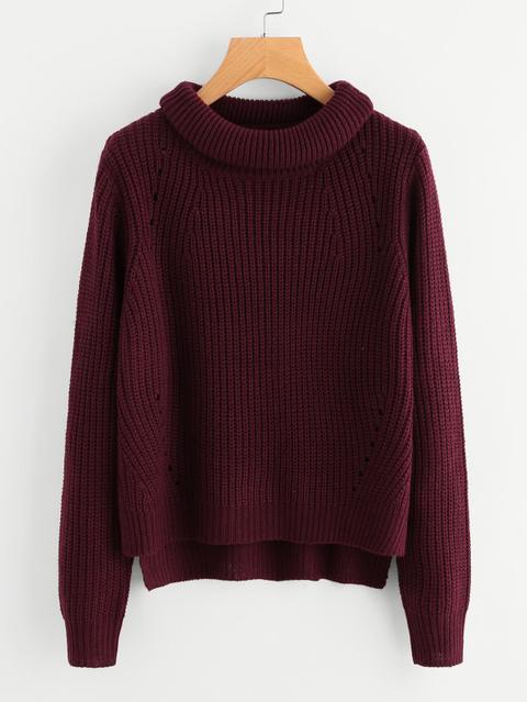 Maglione Con Collo Alto