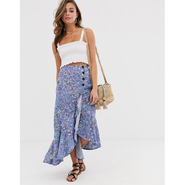 ditsy floral maxi skirt