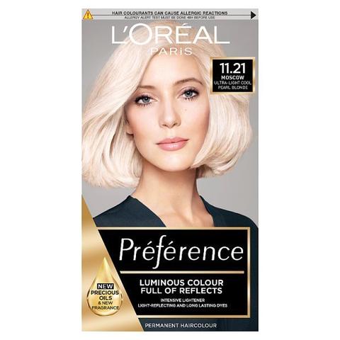 Preference Infinia 11 21 Ultra Light Pearl Blonde Hair Dye From
