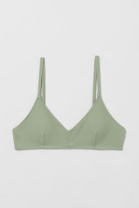 Top De Bikini Con Relleno - Verde