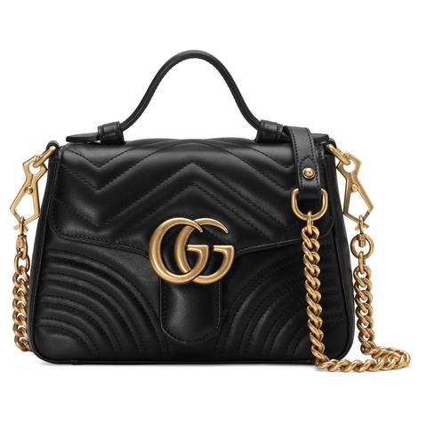 Gg Marmont Mini Top Handle Bag