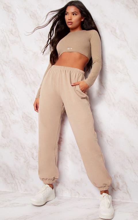 Taupe Casual Jogger