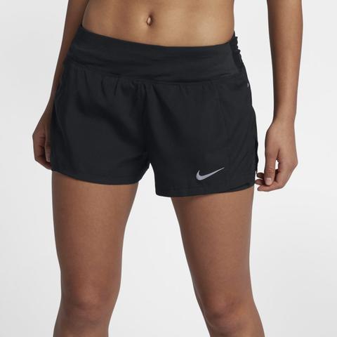 Shorts Da Running 2-in-1 Nike Eclipse - Donna - Nero