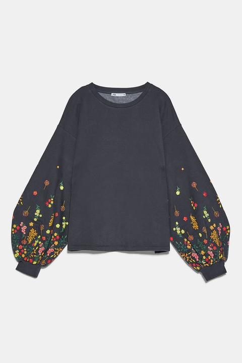 sudadera flores