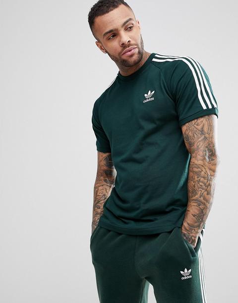 Camiseta Verde Adicolor California Cz4545 De Adidas Originals
