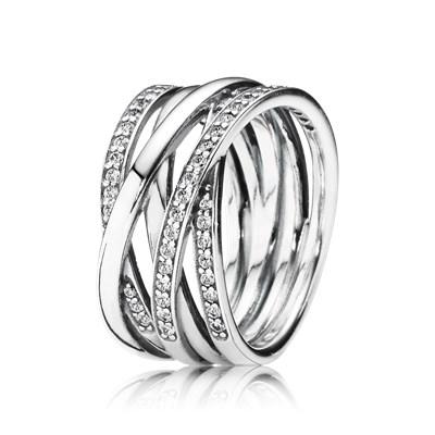 Anello In Argento Con Zirconia Cubica