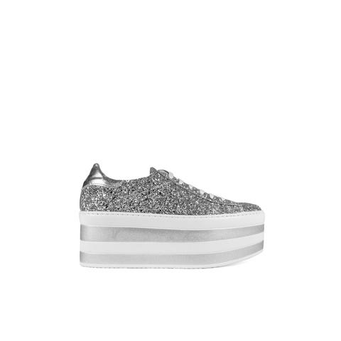 Sneaker Plataforma Tribanda Glitter