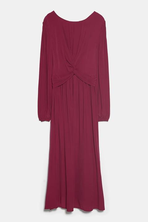 Vestido Nudo Delantero