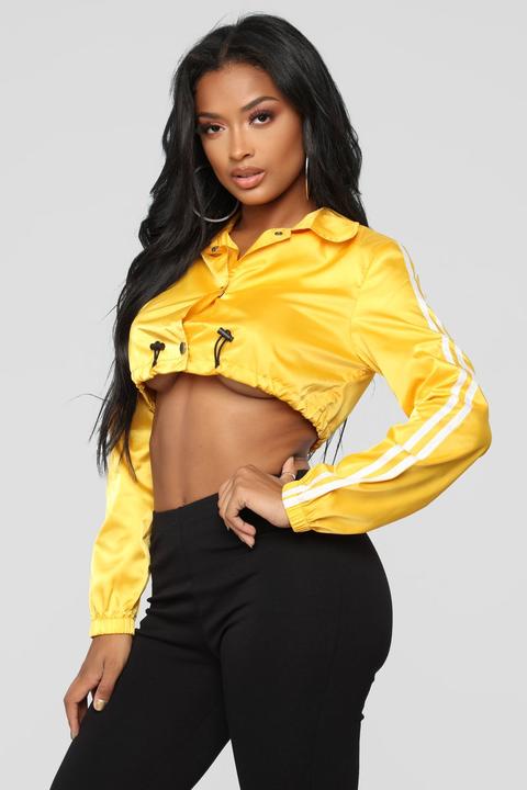 Since When Windbreaker Jacket - Mustard