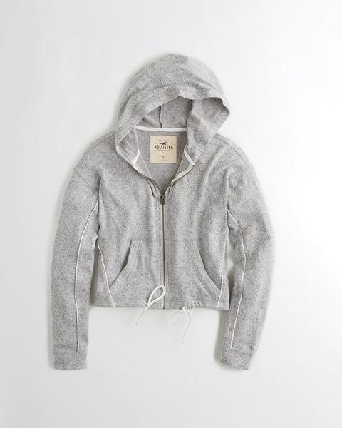 hollister cropped hoodie