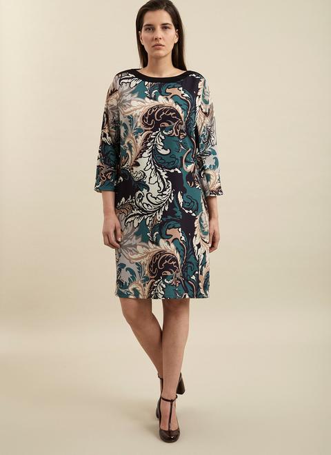 Vestido Con Estampado De Autor