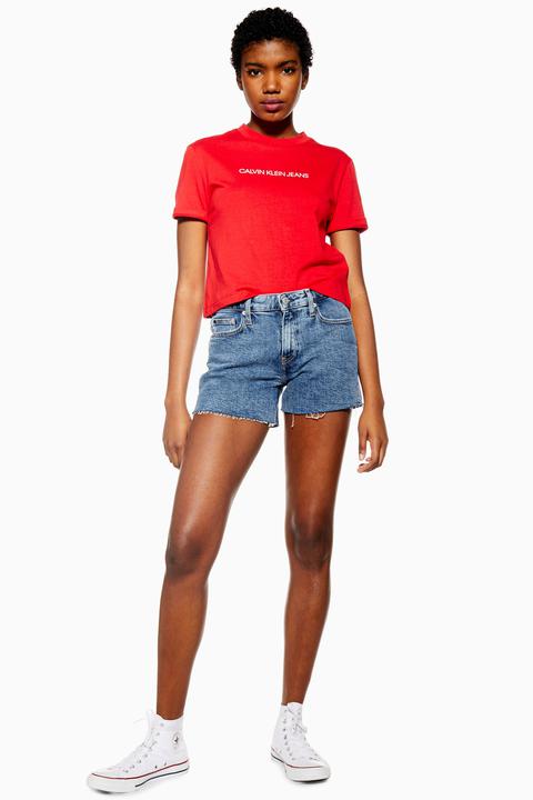 calvin klein denim shorts