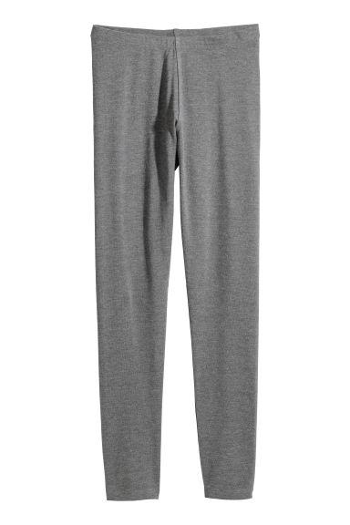 H & M - Leggings, 2 Pz - Grigio