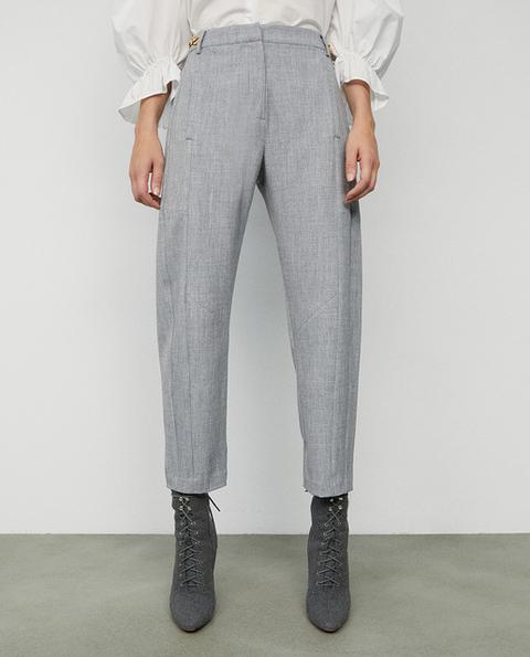 Sfera - Pantalón De Traje De Mujer Con Cadena de Sfera en 21 Buttons