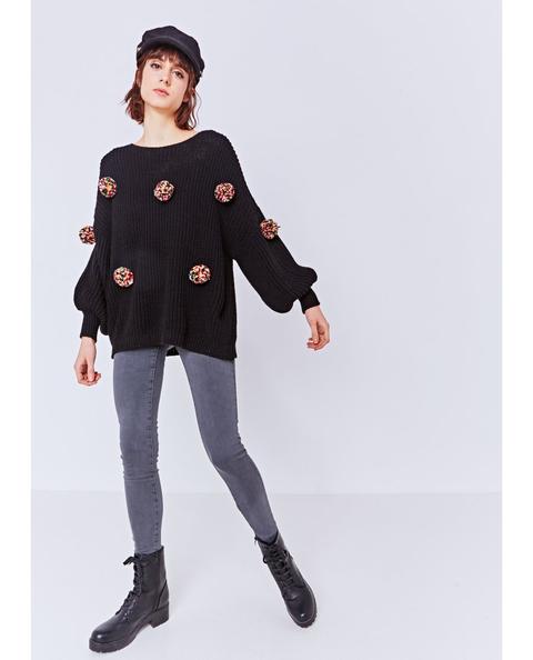 Jersey Oversize Pompones + Colores