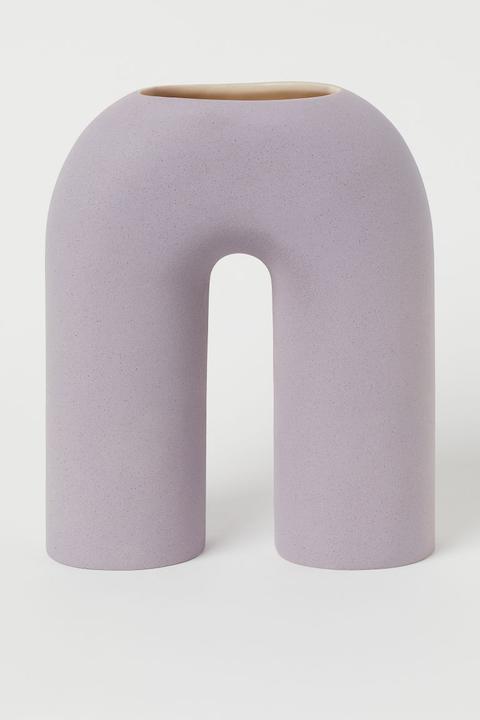 Large Ceramic Vase - Purple