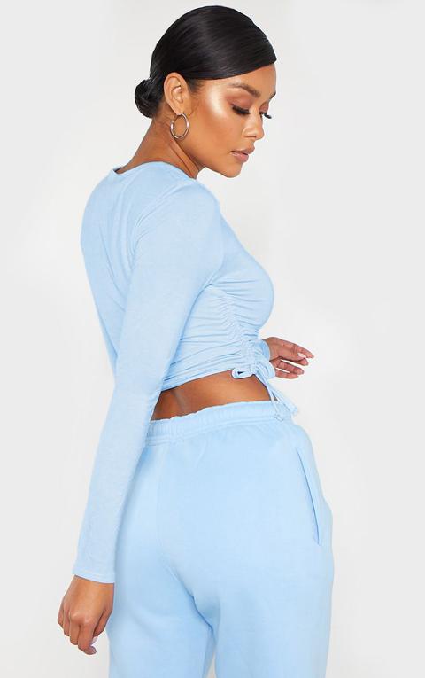 baby blue going out top
