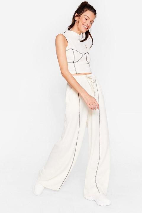 Womens Wide Leg Workout Joggers