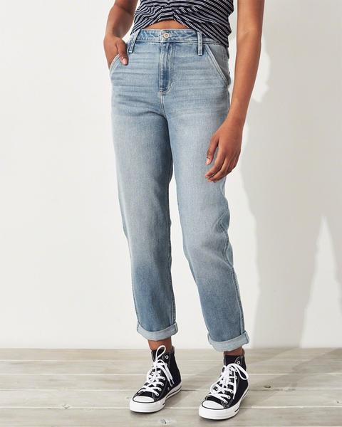 hollister stretch mom jeans