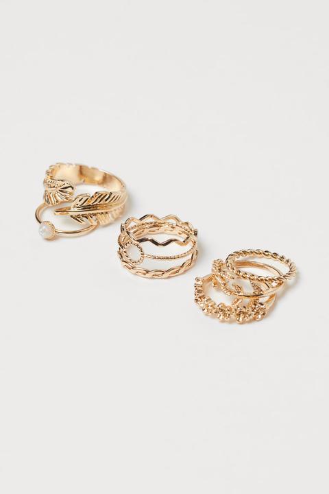 6-pack Rings - Gold