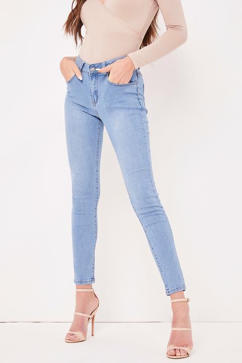 Lucia Light Wash Skinny Jeans