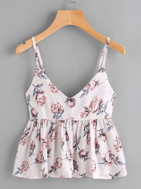 Camisola Con Estampado Floral
