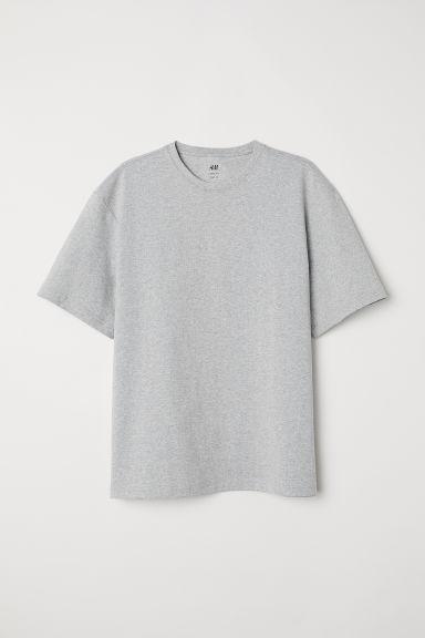 T-shirt Loose Fit - Gris