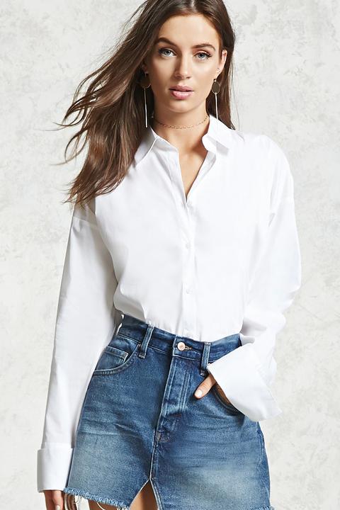 Oversized Button-down Shirt