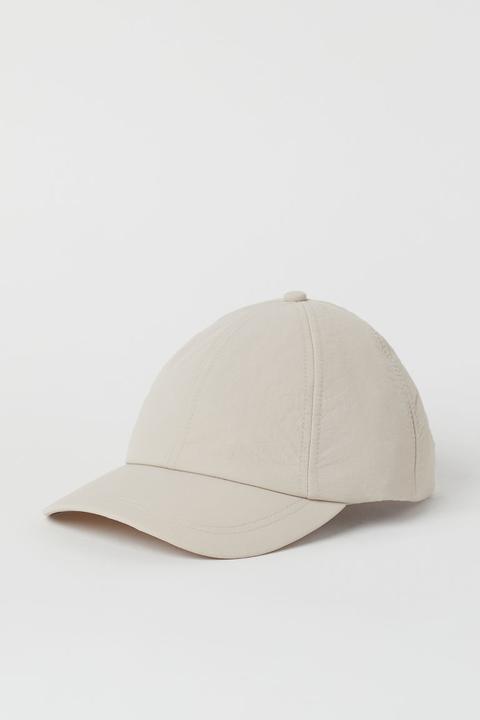 Casquette Matelassée En Nylon - Chocolat
