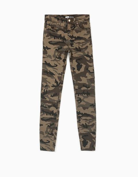 Pantalón Skinny Camuflaje