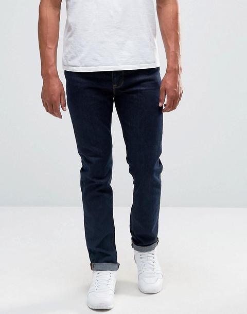 Vaqueros Slim En Azul Crudo De Asos