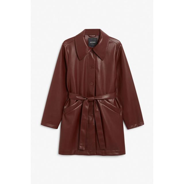 monki leather jacket